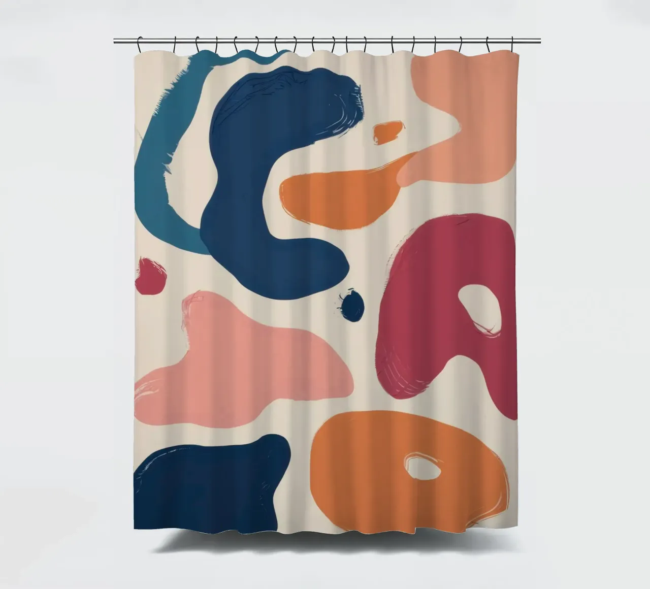 Speelse Vorm Compositie douchegordijn van Kala Martir