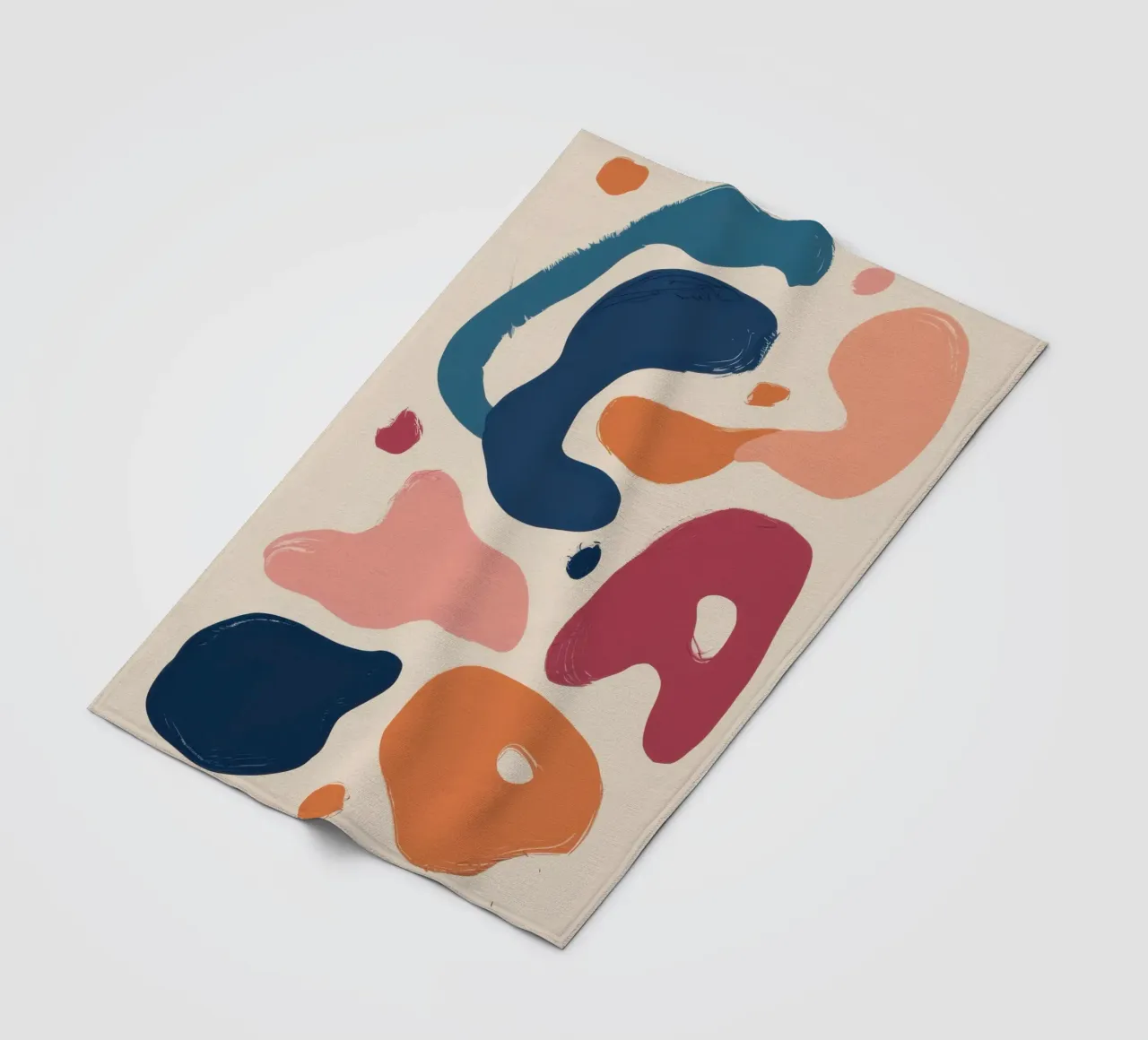 Speelse Vorm Compositie fleecedeken van Kala Martir