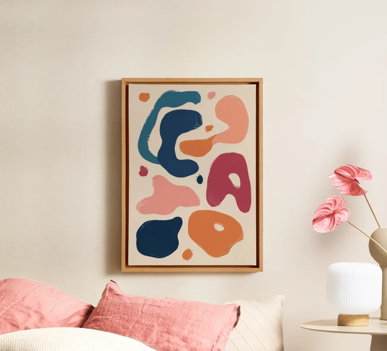 Speelse Vorm Compositie canvas van Kala Martir