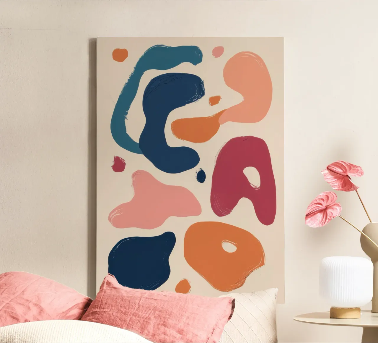 Speelse Vorm Compositie canvas van Kala Martir