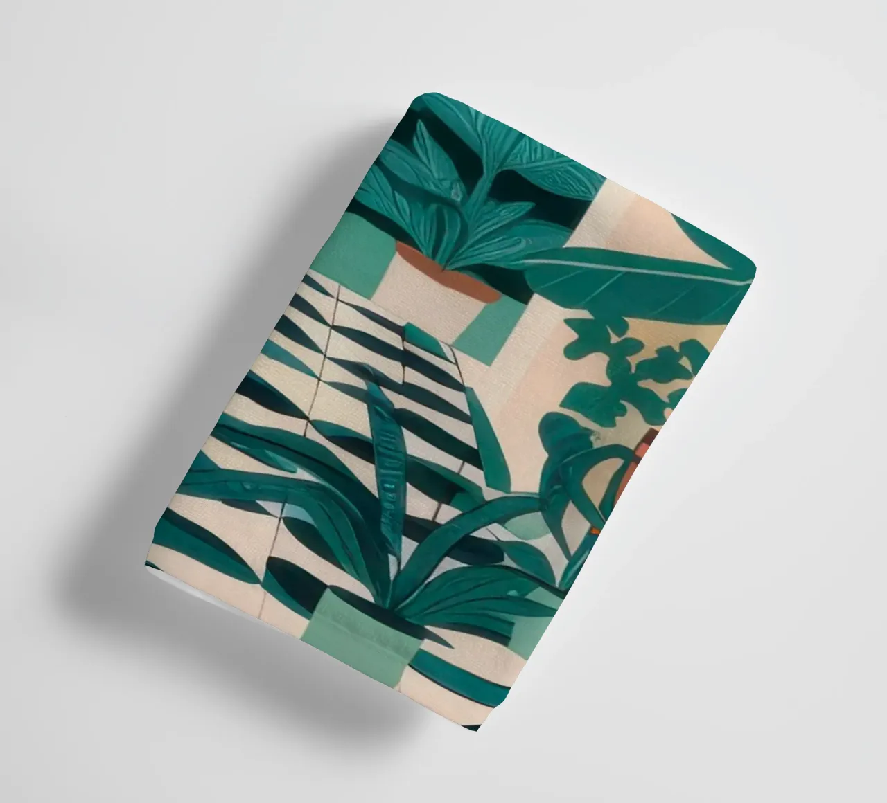 Verdant Archway Path towel by Kala Martir