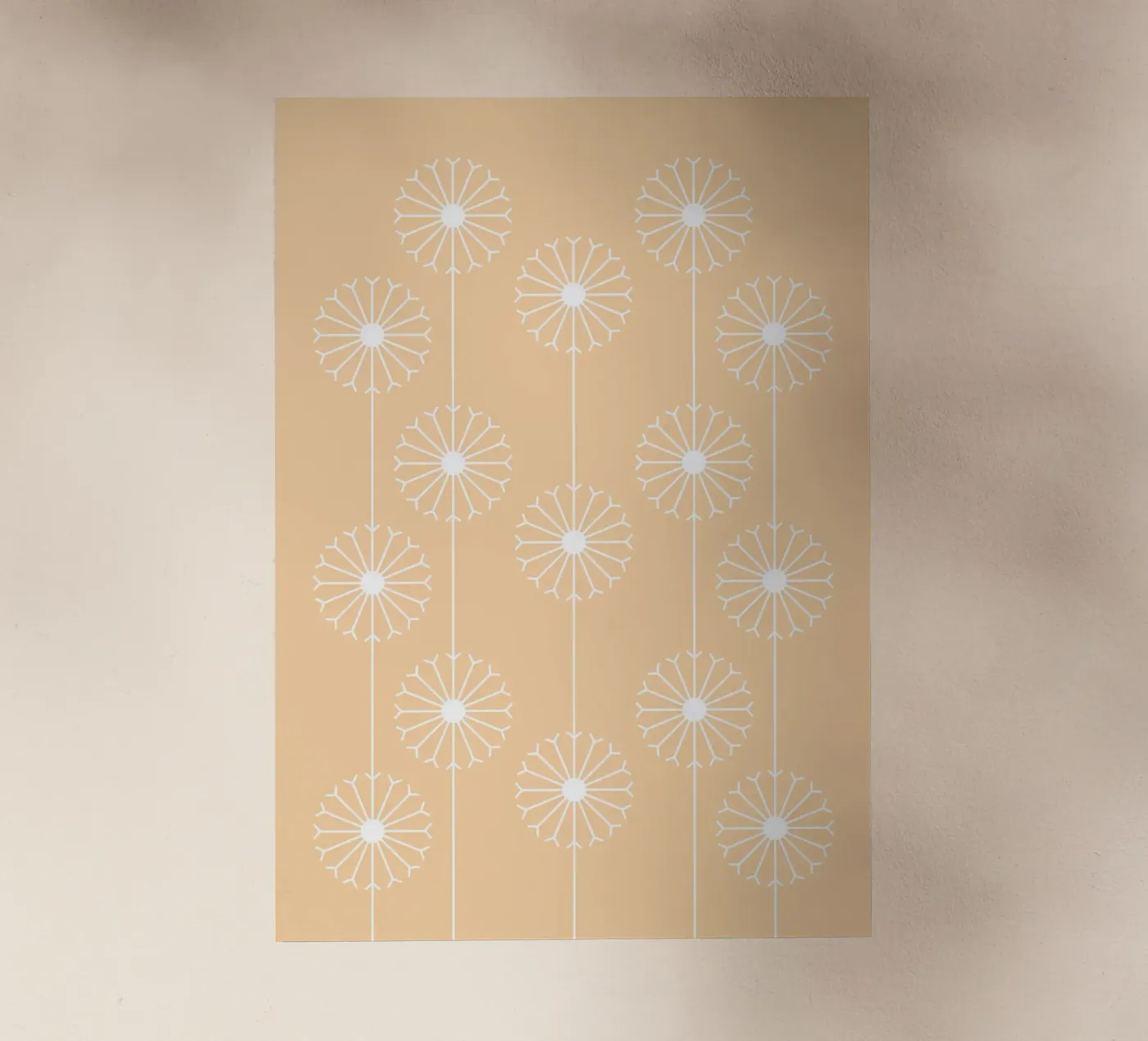 Dandelion Pattern #1 backlit folie van kathrinmay