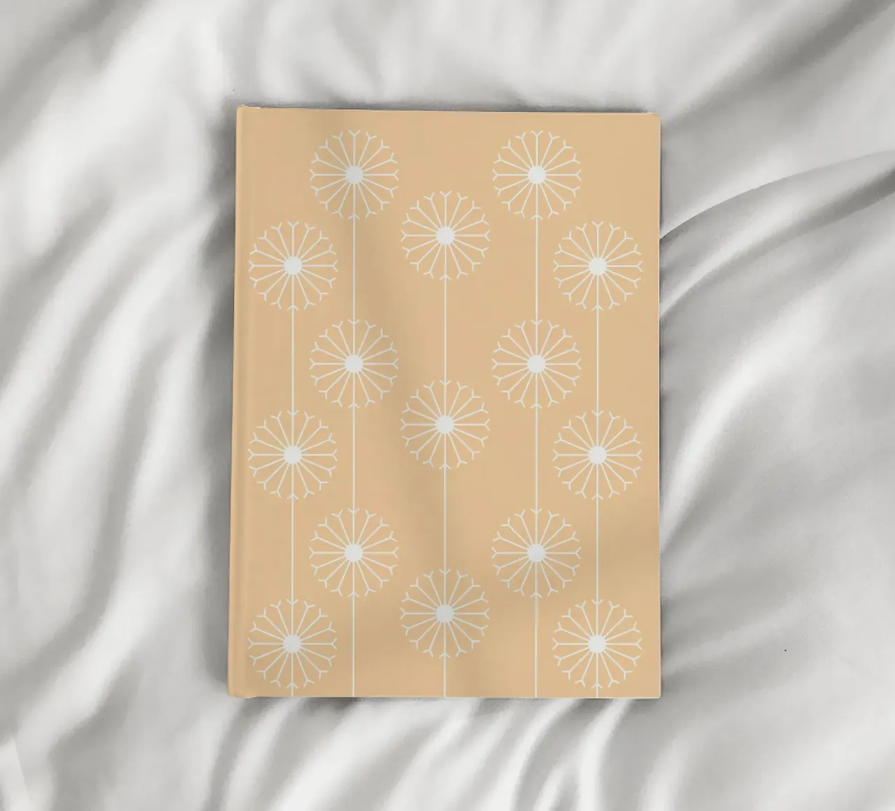 Dandelion Pattern #1 notebook by kathrinmay