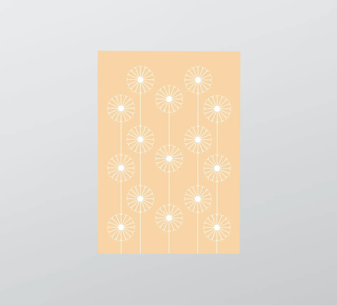 Dandelion Pattern #1 sticker van kathrinmay