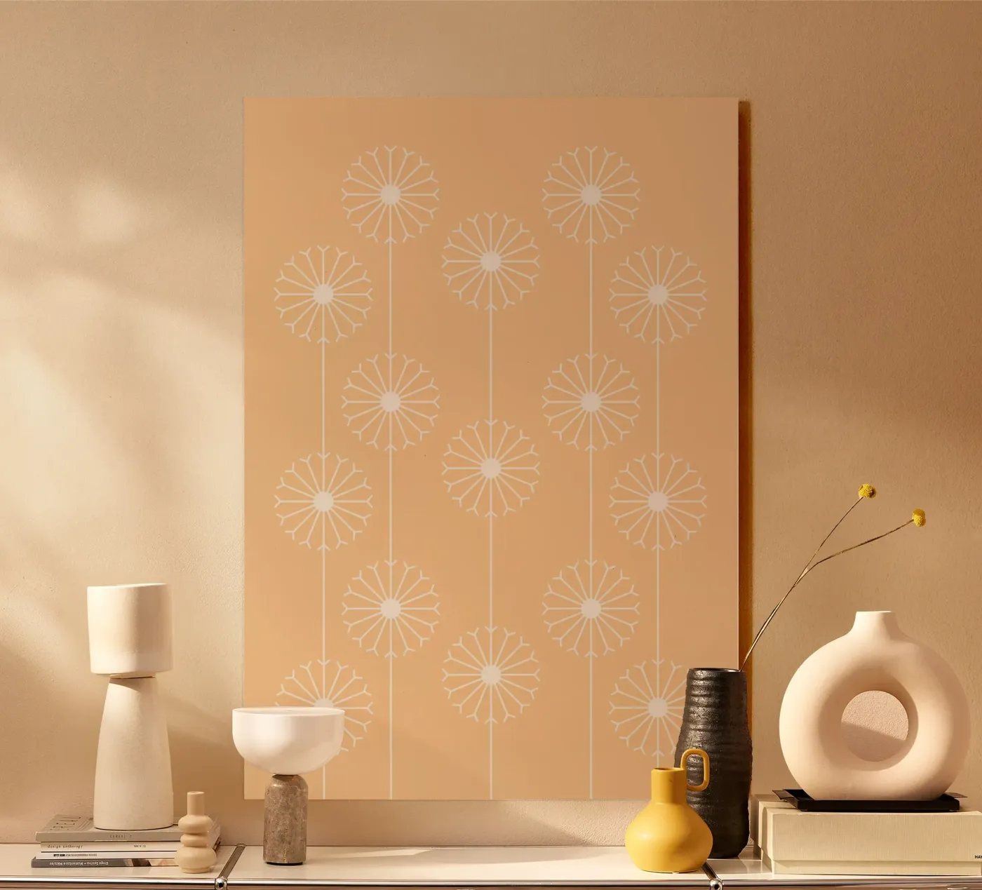 Dandelion Pattern #1 plexiglas de kathrinmay