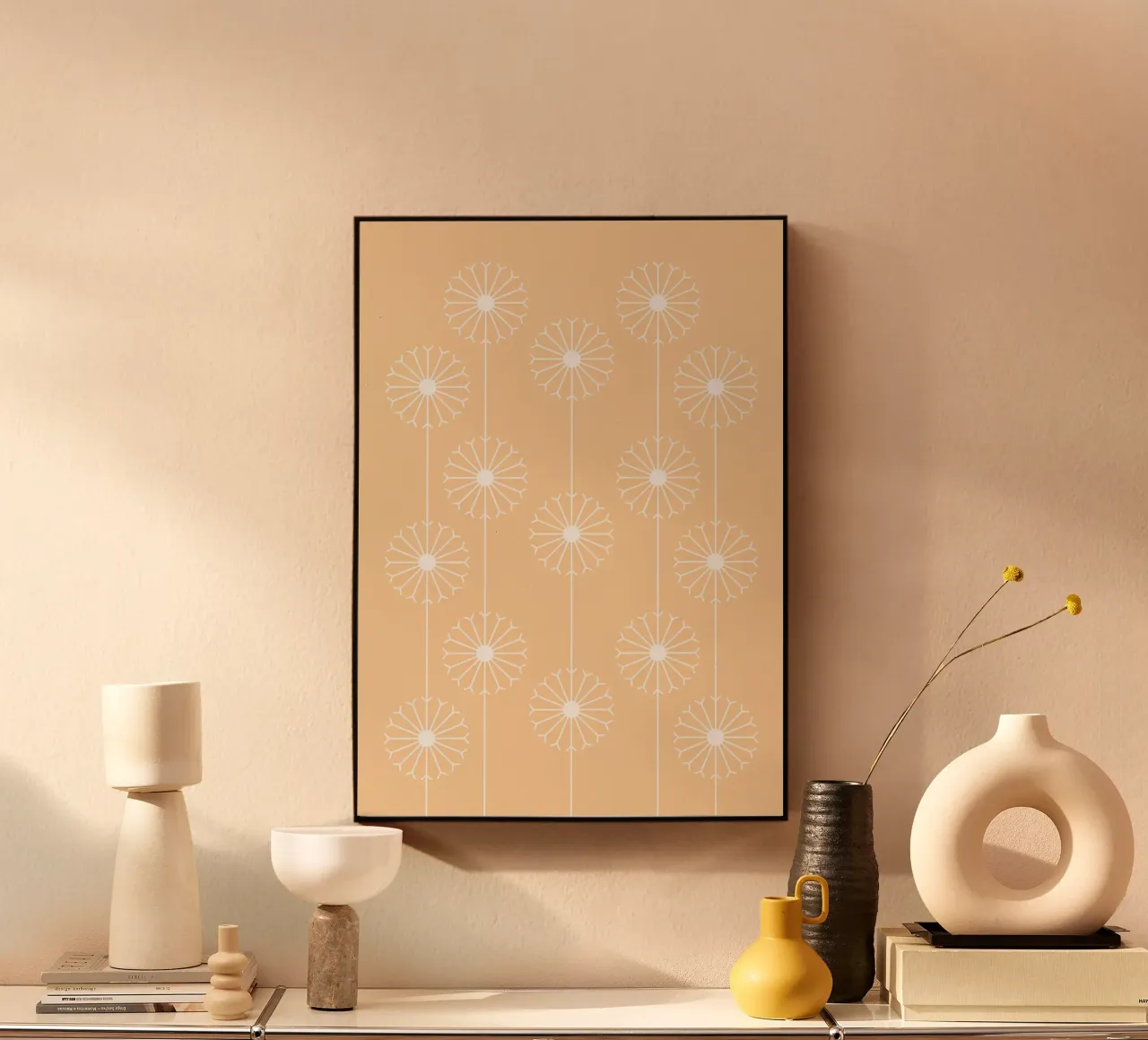 Dandelion Pattern #1 alluminio dibond da kathrinmay