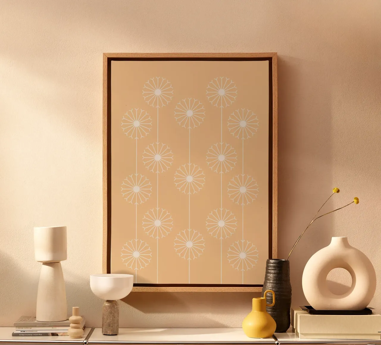 Dandelion Pattern #1 tela da kathrinmay