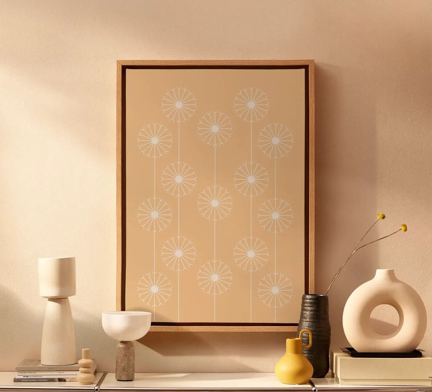 Dandelion Pattern #1 canvas by kathrinmay