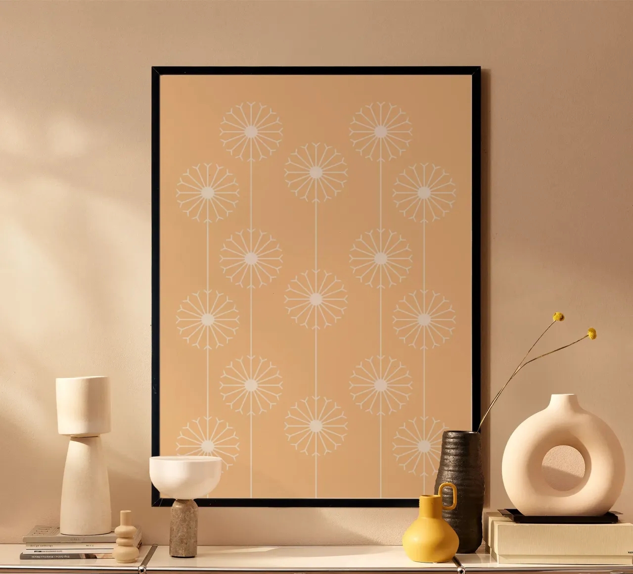 Dandelion Pattern #1 carta hahnemühle da kathrinmay