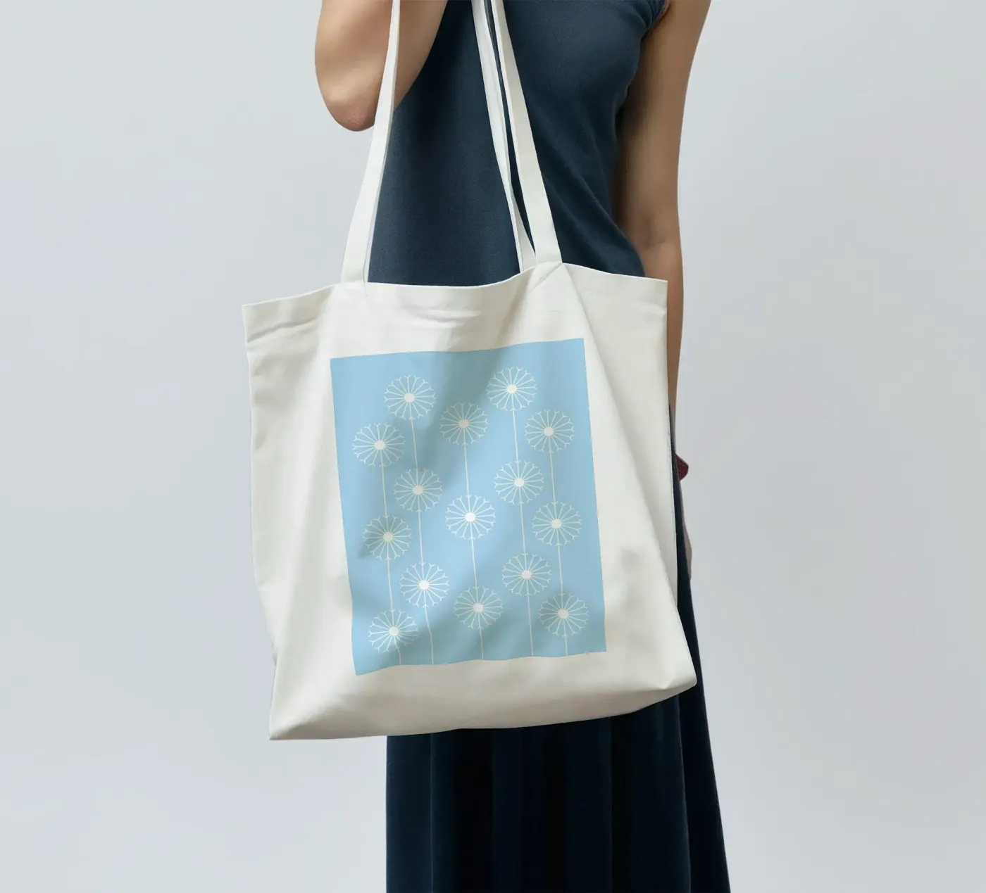 Dandelion Pattern #2 tote bag by kathrinmay