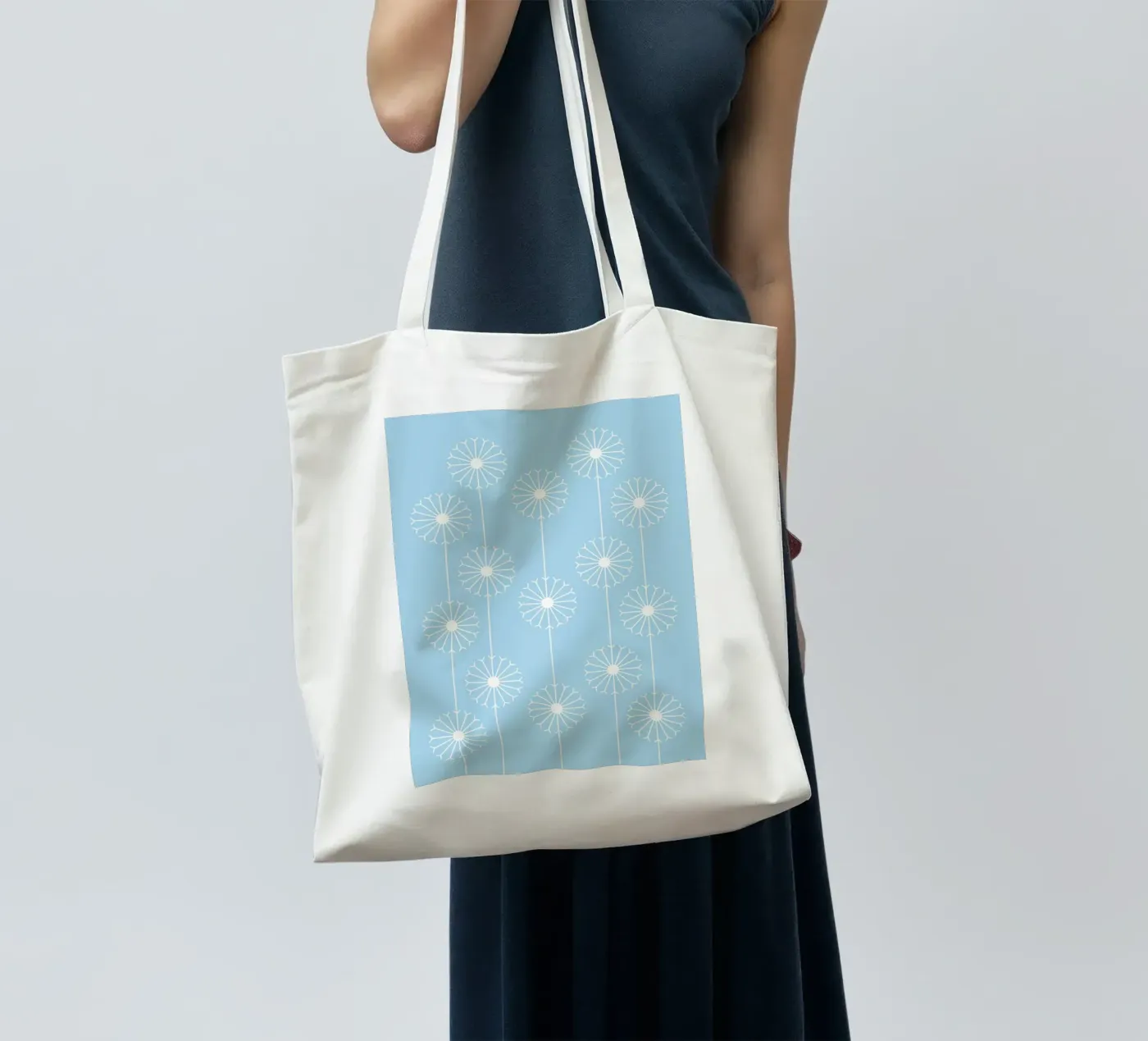 Dandelion Pattern #2 tote bag by kathrinmay
