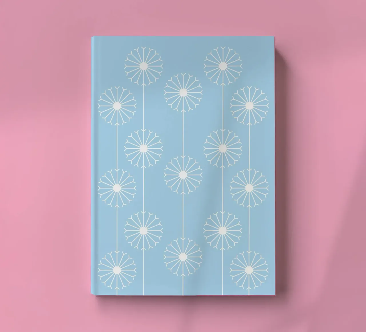 Dandelion Pattern #2 notebook by kathrinmay