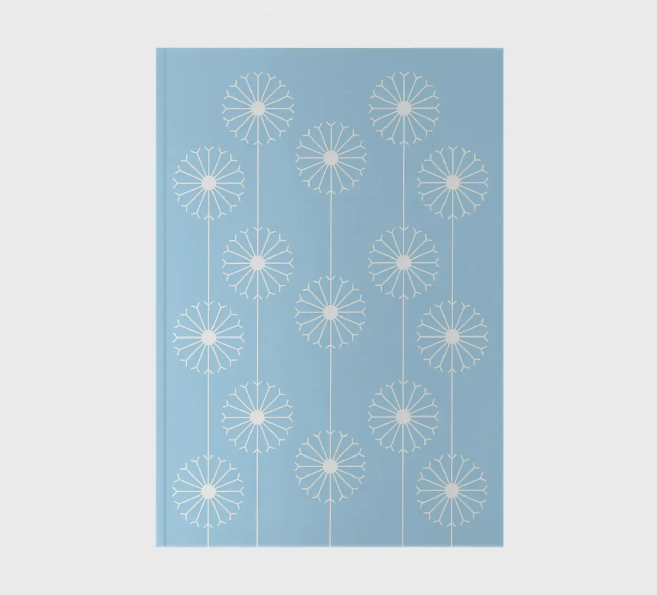 Dandelion Pattern #2 notebook by kathrinmay