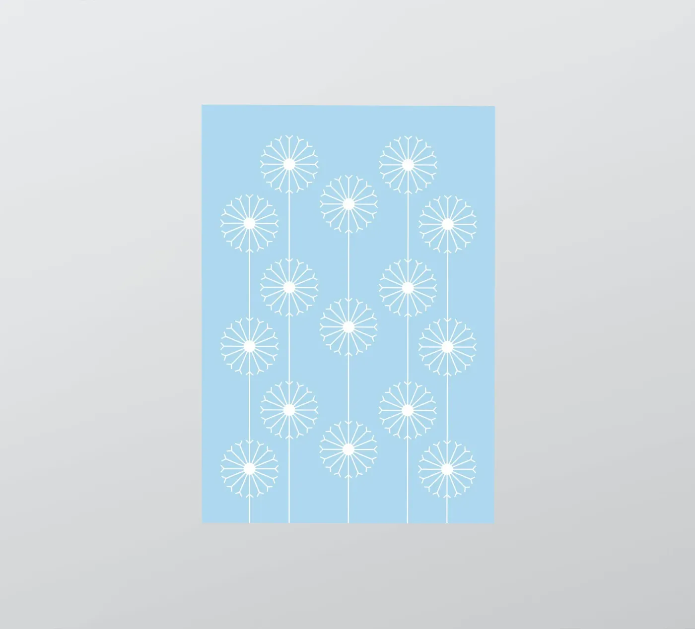 Dandelion Pattern #2 adesivo da kathrinmay
