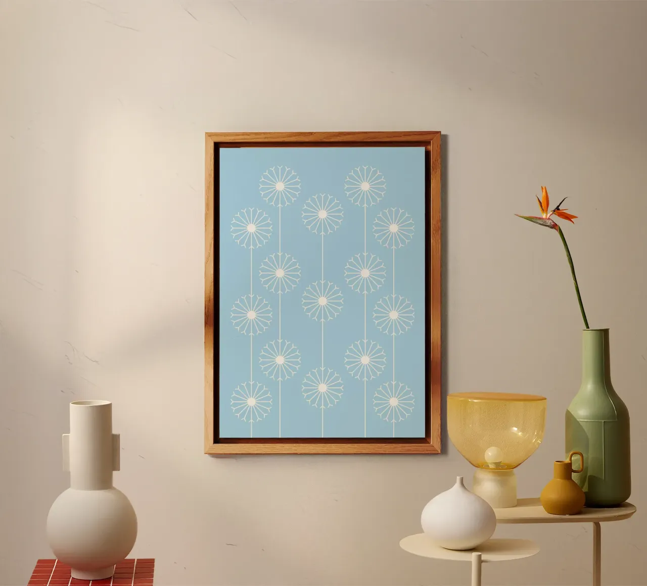 Dandelion Pattern #2 alluminio dibond da kathrinmay