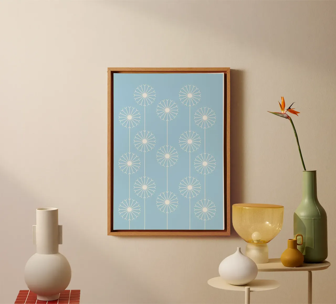 Dandelion Pattern #2 tela da kathrinmay