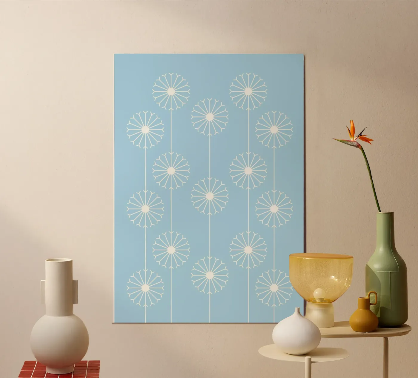 Dandelion Pattern #2 Poster von kathrinmay