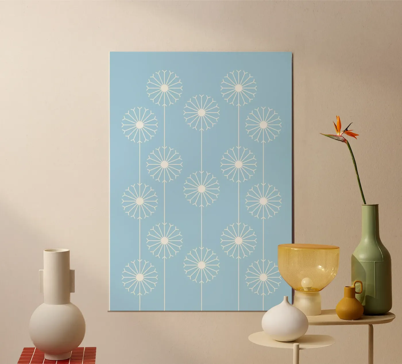 Dandelion Pattern #2 Poster von kathrinmay