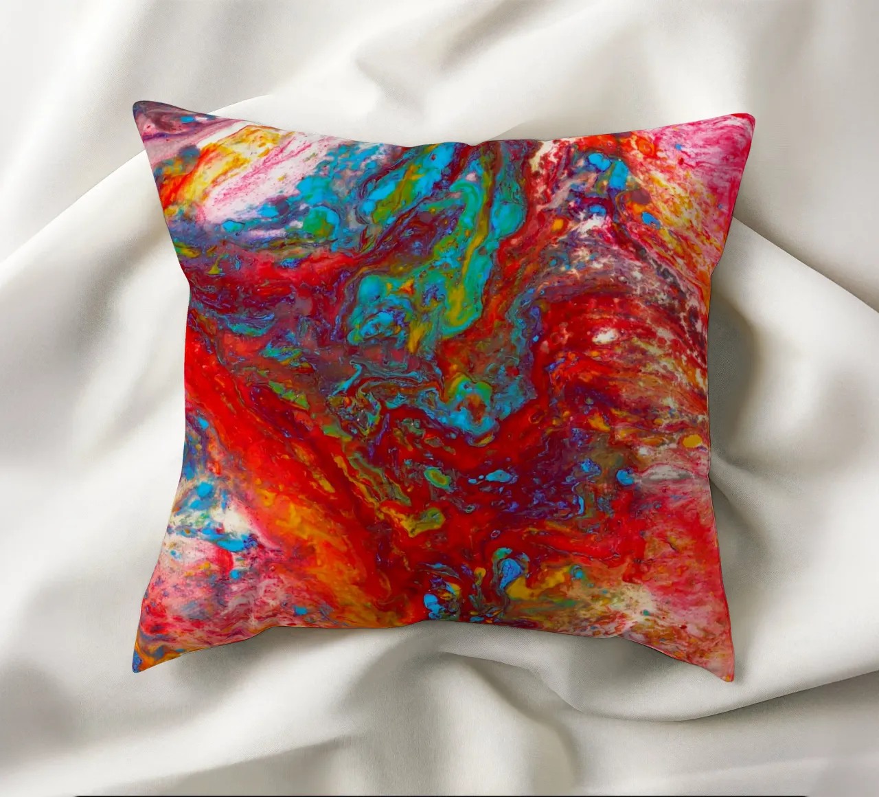 Abstract Artwork Colourful #13 cuscino da kathrinmay