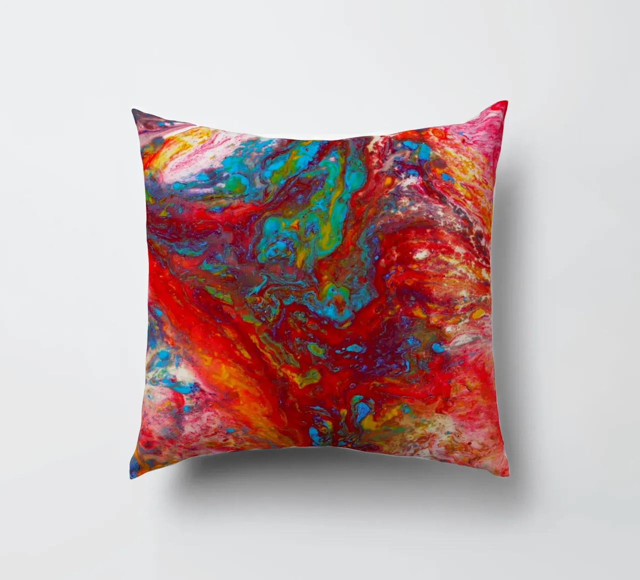 Abstract Artwork Colourful #13 cuscino da kathrinmay