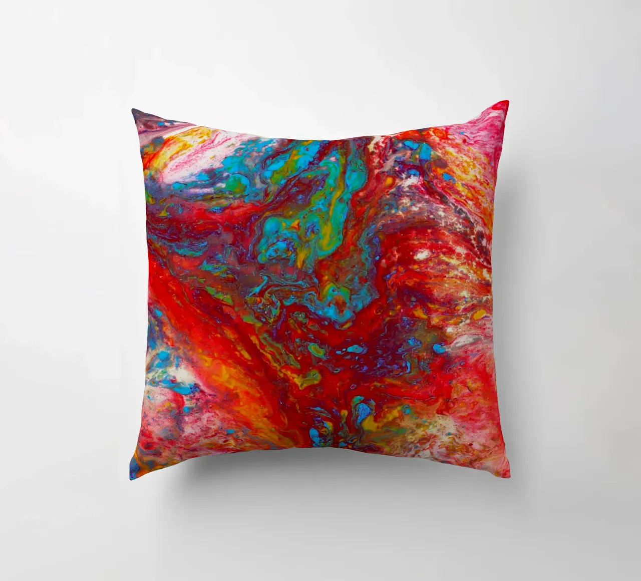 Abstract Artwork Colourful #13 cuscino da kathrinmay