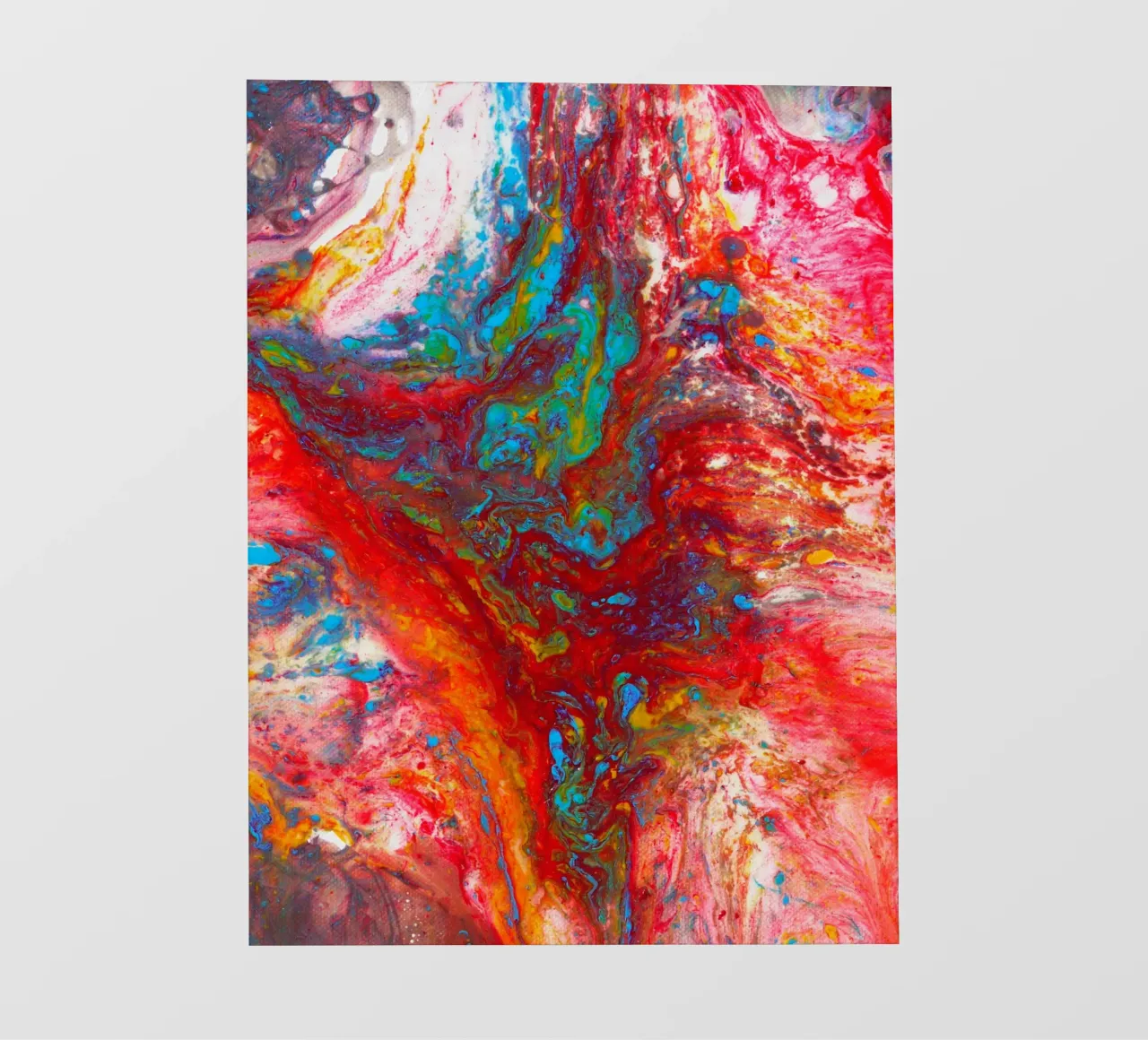 Abstract Artwork Colourful #13 telo in pvc da kathrinmay