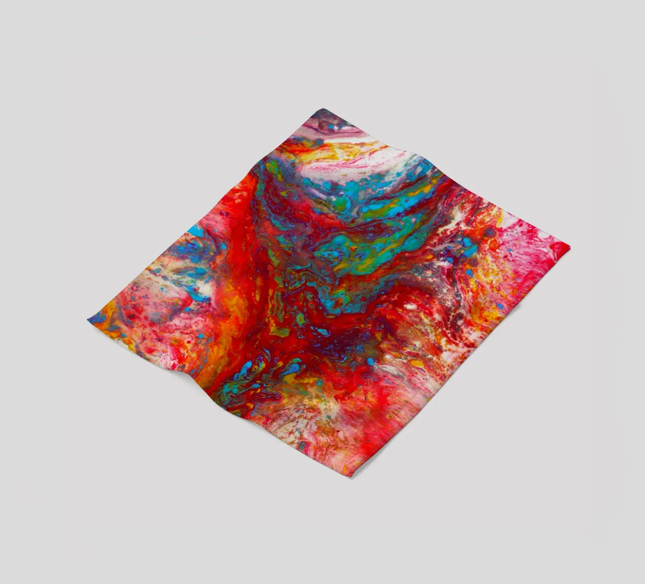 Abstract Artwork Colourful #13 coperta in pile da kathrinmay