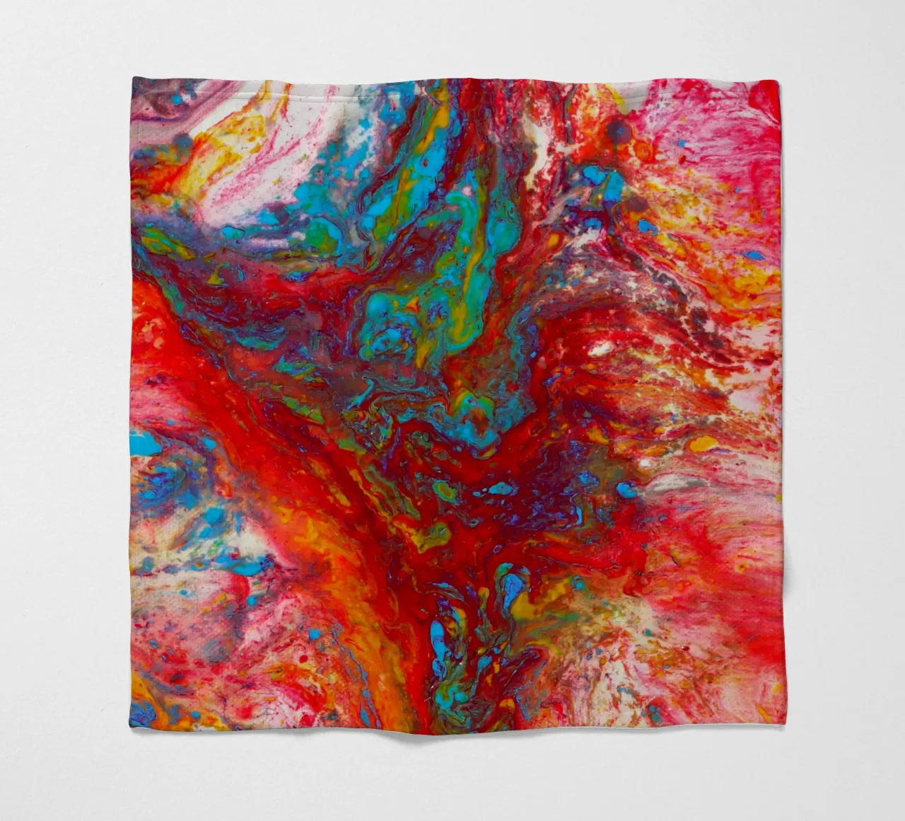 Abstract Artwork Colourful #13 coperta in pile da kathrinmay