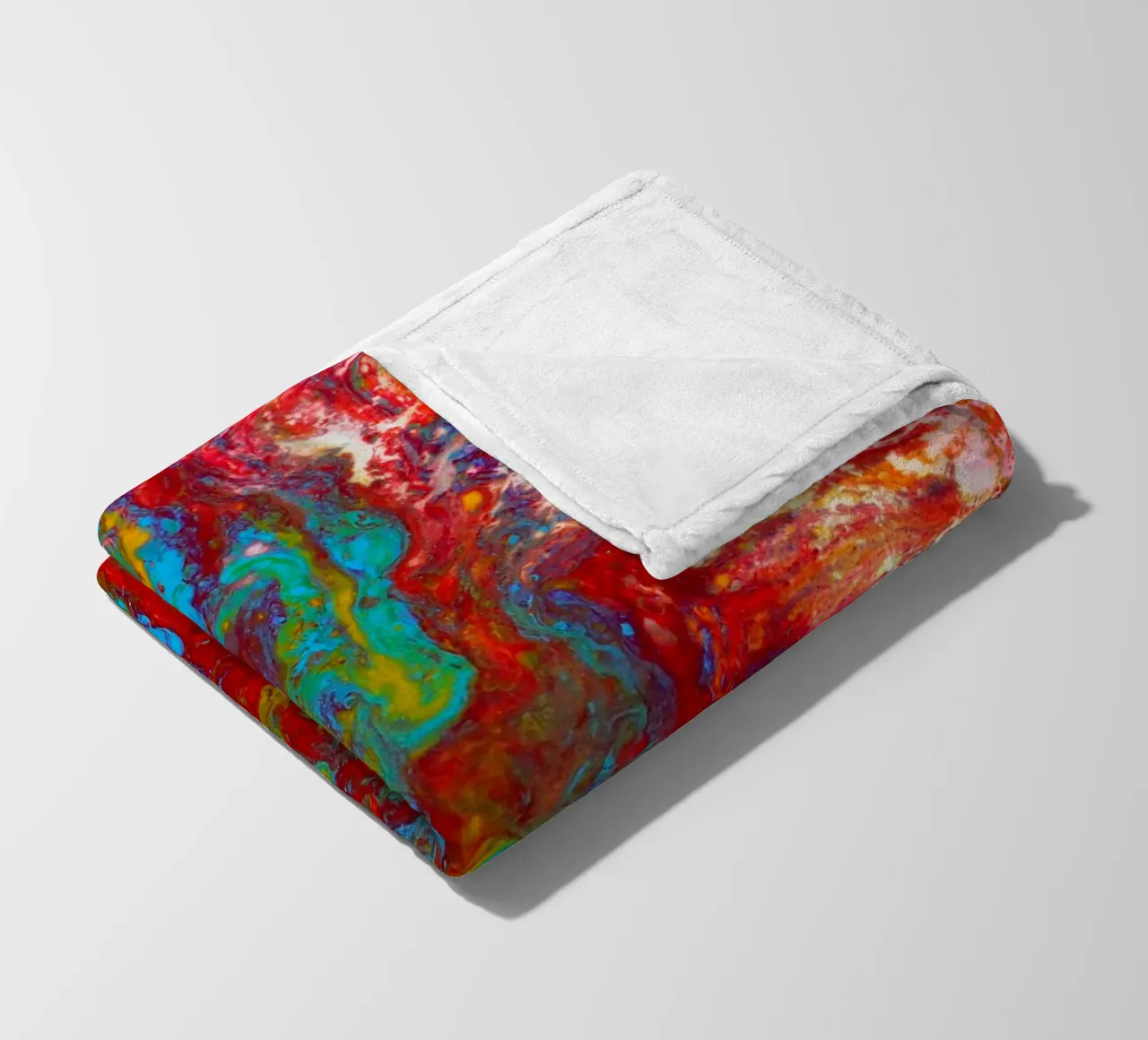 Abstract Artwork Colourful #13 coperta in pile da kathrinmay