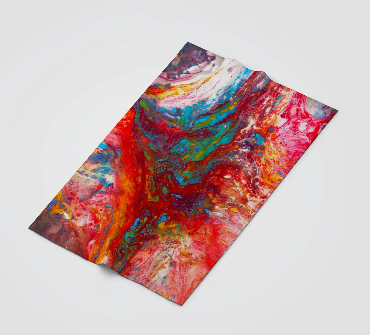Abstract Artwork Colourful #13 coperta in pile da kathrinmay