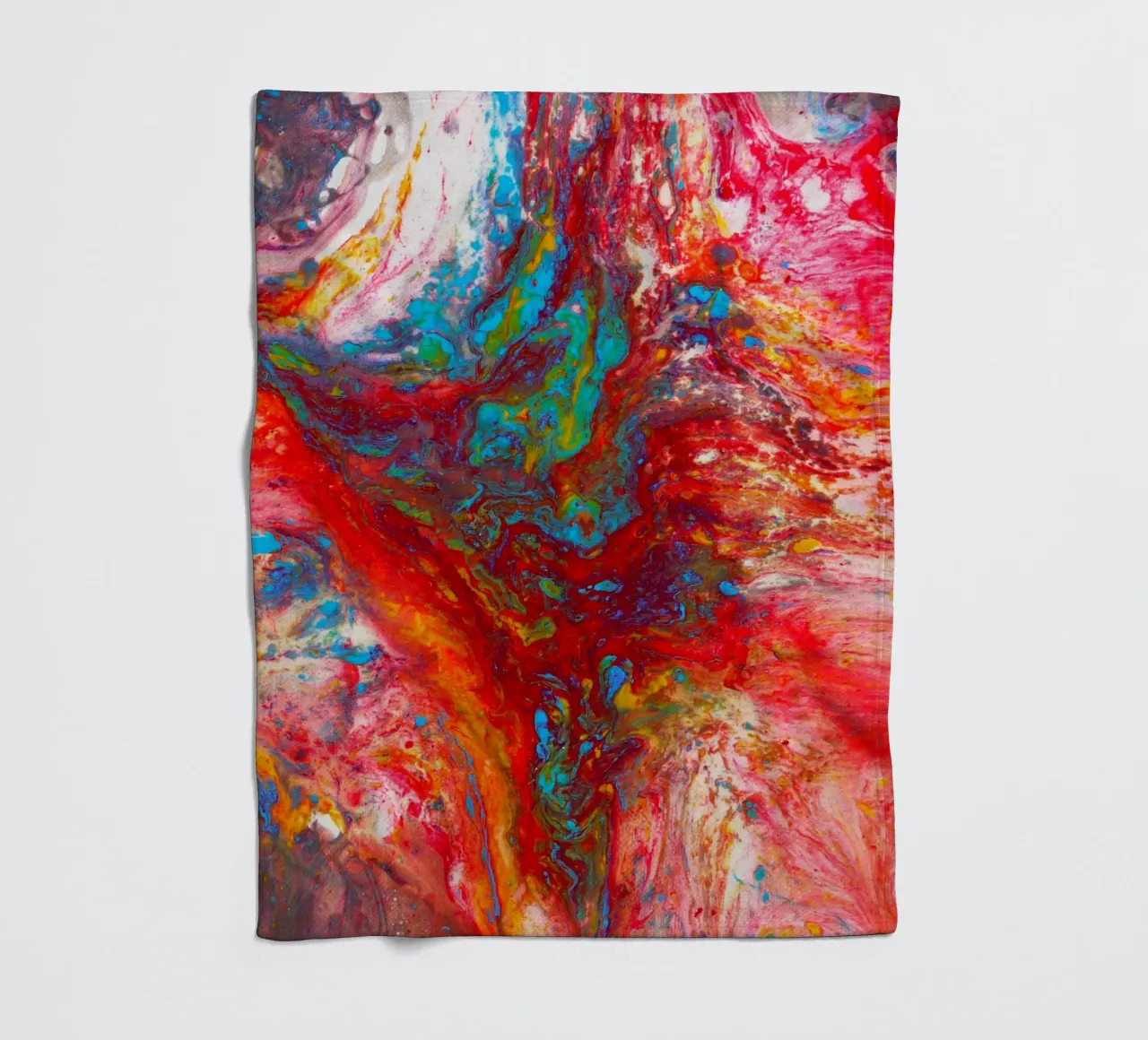 Abstract Artwork Colourful #13 coperta in pile da kathrinmay