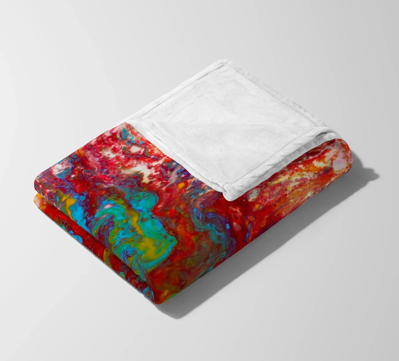 Abstract Artwork Colourful #13 coperta in pile da kathrinmay