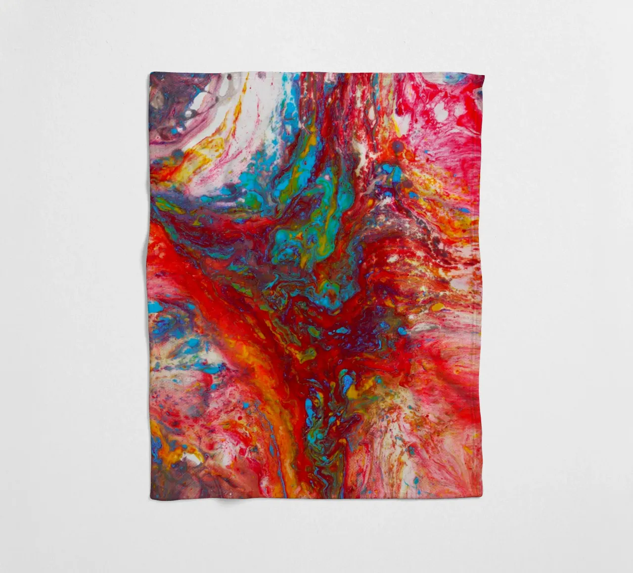 Abstract Artwork Colourful #13 coperta in pile da kathrinmay