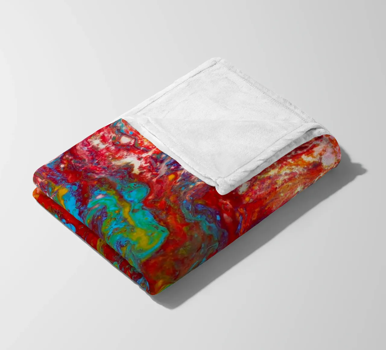 Abstract Artwork Colourful #13 coperta in pile da kathrinmay