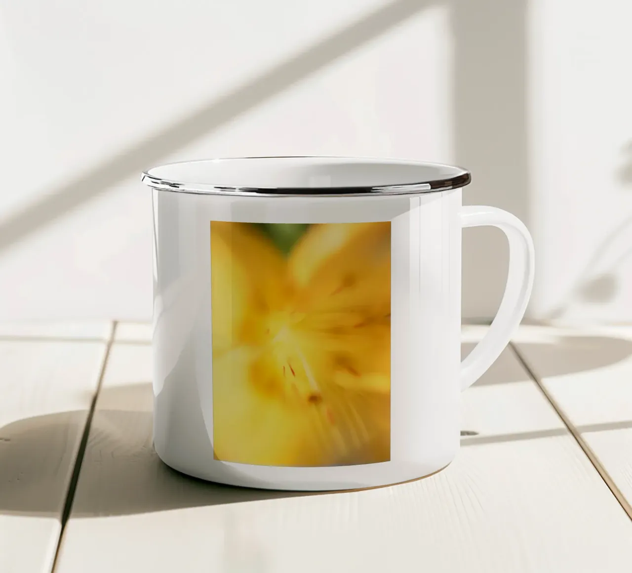 Giorni d'autunno #2 tazza in smalto da rafael campezato