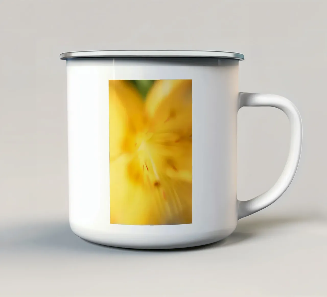 Giorni d'autunno #2 tazza in smalto da rafael campezato