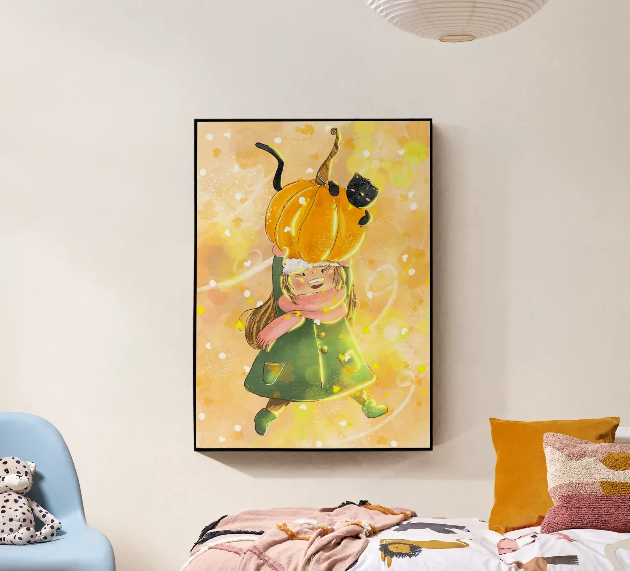 falling leaves plexiglass da vintageshop