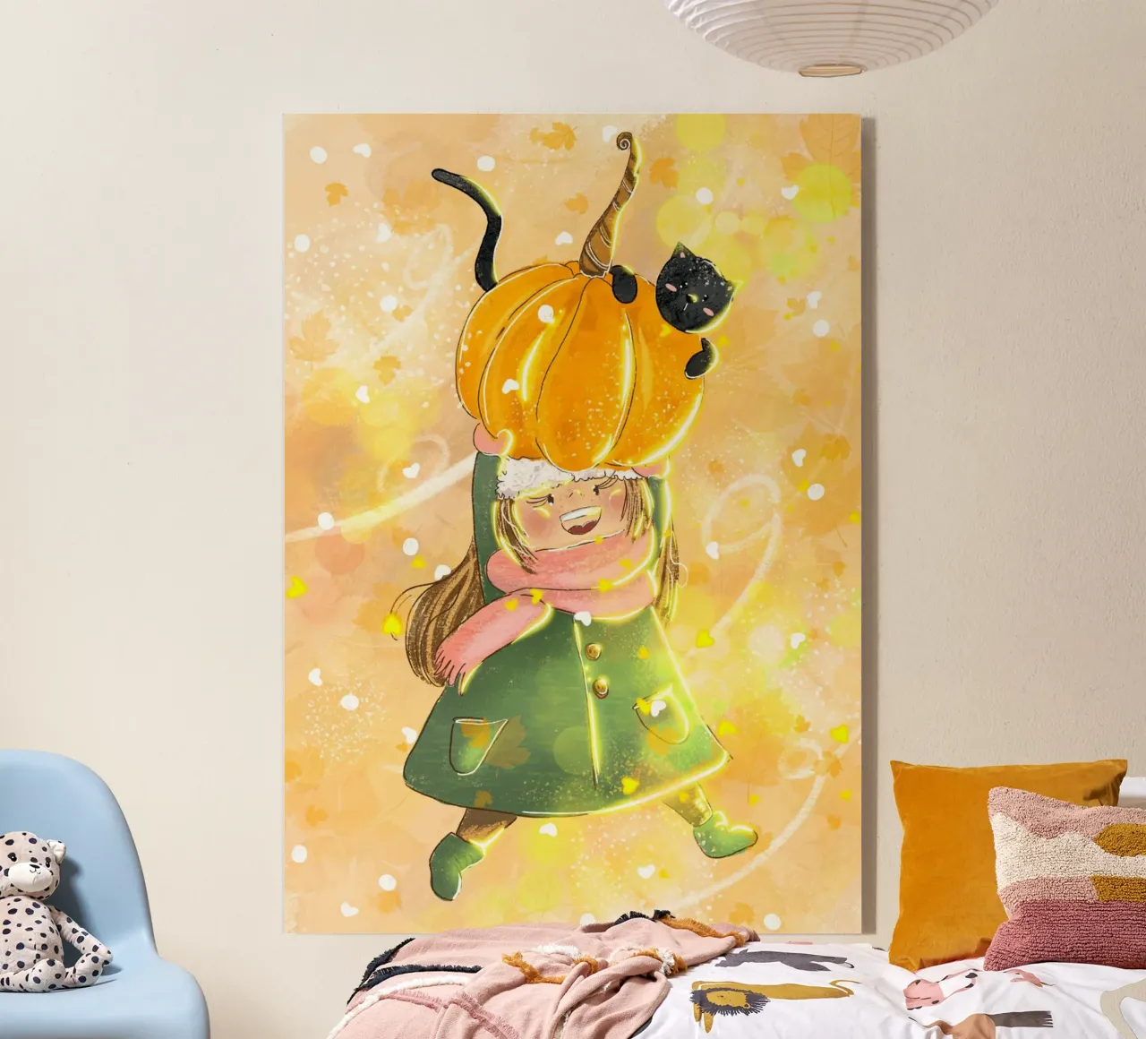 falling leaves plexiglass da vintageshop