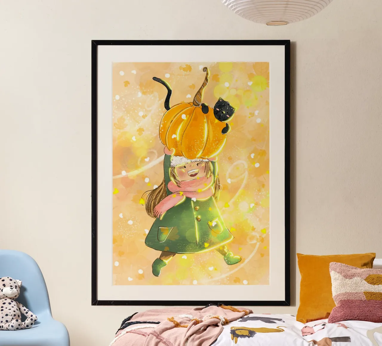 falling leaves poster da vintageshop