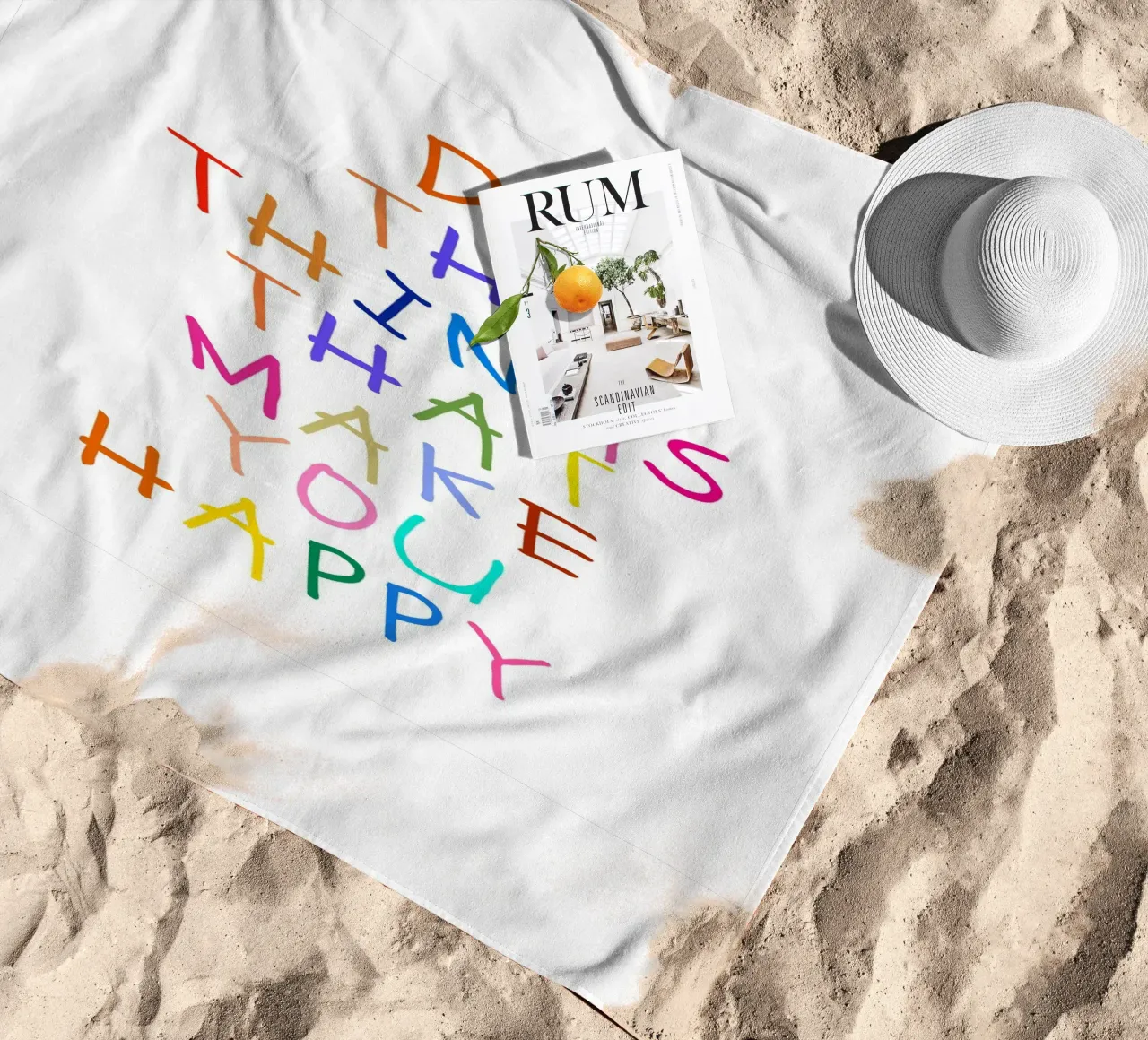 Do the Things That Make You Happy telo mare da Attaboy Dsgn