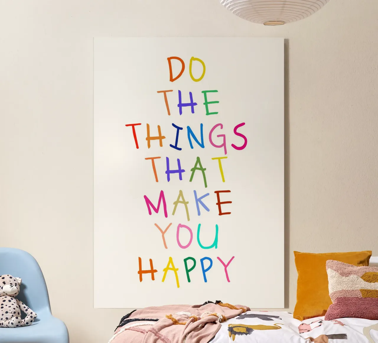 Do the Things That Make You Happy plexiglass da Attaboy Dsgn
