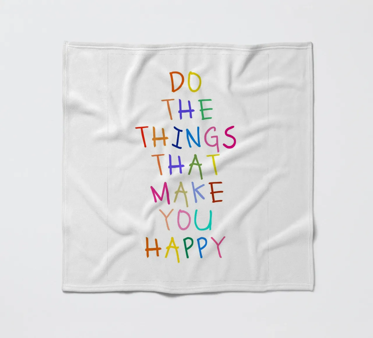 Do the Things That Make You Happy coperta in pile da Attaboy Dsgn