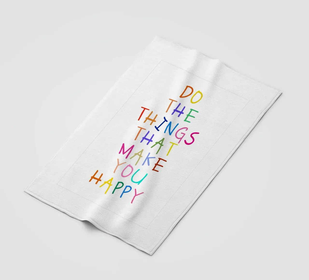 Do the Things That Make You Happy coperta in pile da Attaboy Dsgn