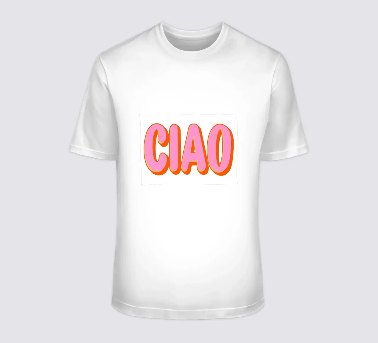 Ciao Retro Typography t-shirt da Attaboy Dsgn