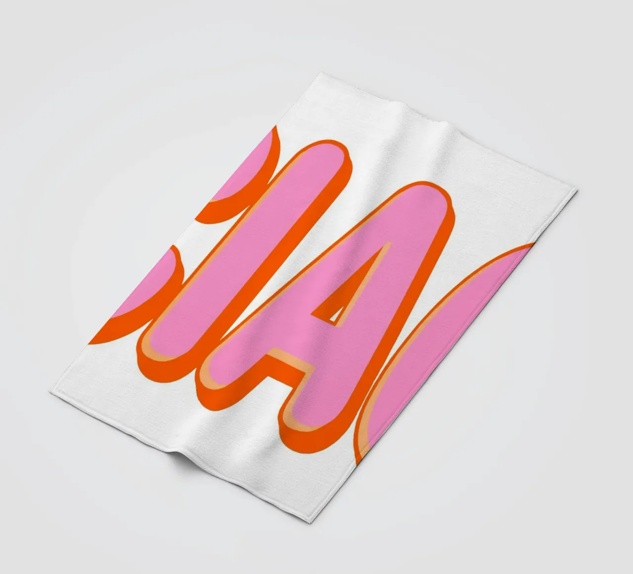 Ciao Retro Typography coperta in pile da Attaboy Dsgn