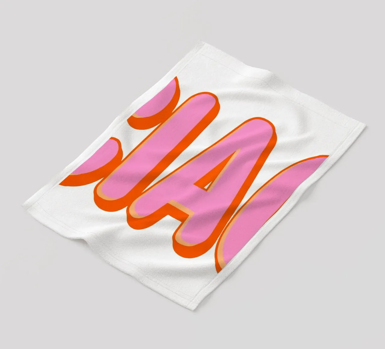 Ciao Retro Typography coperta in pile da Attaboy Dsgn