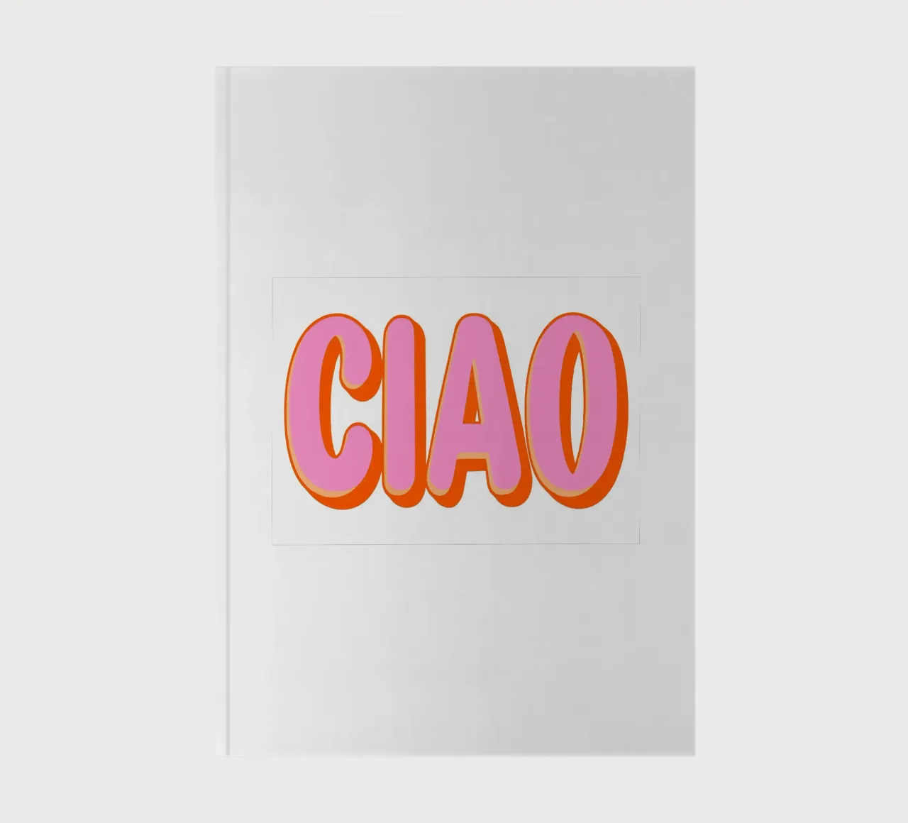 Ciao Retro Typography notebook by Attaboy Dsgn