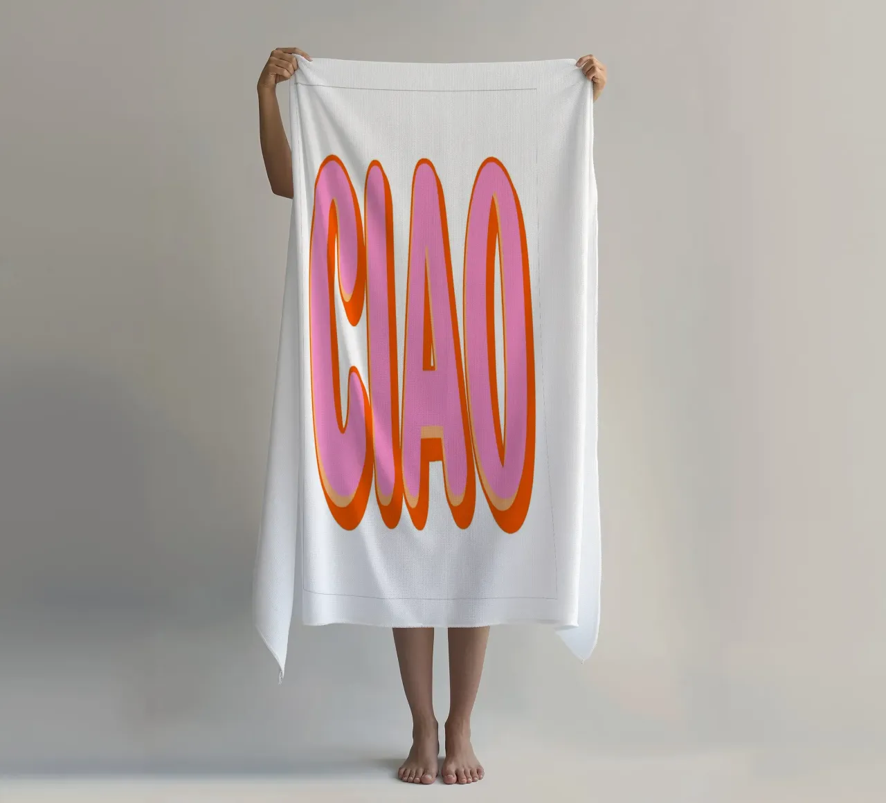 Ciao Retro Typography telo mare da Attaboy Dsgn