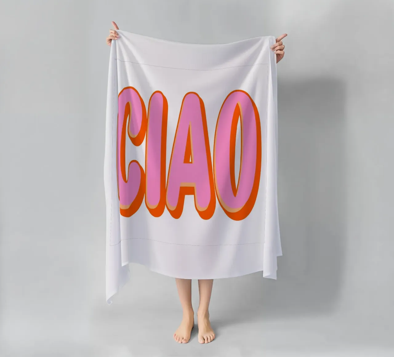 Ciao Retro Typography telo mare da Attaboy Dsgn