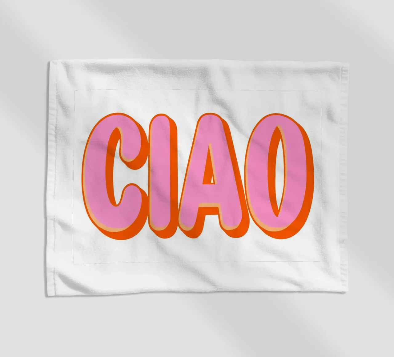 Ciao Retro Typography telo mare da Attaboy Dsgn